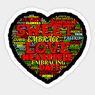 Love Valentine and Emotions Sticker